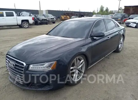 Audi A8 Quattro 2015 2015 vin WAUJ2AFD2FN010553 from auto auction Copart