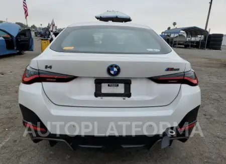 BMW I4 M50 2023 vin WBY33AW0XPFN88139 from auto auction Copart