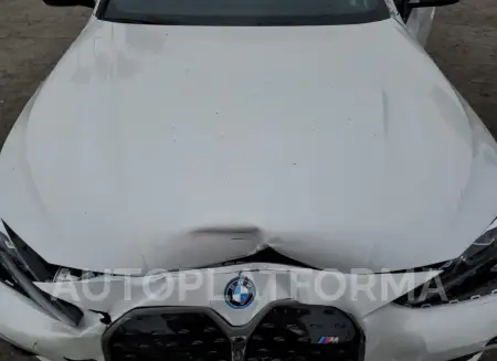 BMW I4 M50 2023 vin WBY33AW0XPFN88139 from auto auction Copart