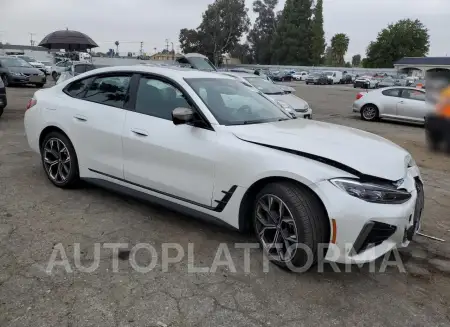 BMW I4 M50 2023 vin WBY33AW0XPFN88139 from auto auction Copart