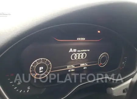 AUDI A5 PREMIUM 2019 vin WAUTNAF54KA010709 from auto auction Copart