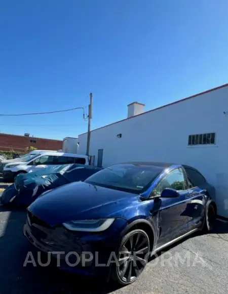 TESLA MODEL X 2022 vin 7SAXCBE68NF354861 from auto auction Copart