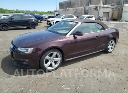 AUDI A5 PREMIUM 2015 vin WAUMFAFH5FN002726 from auto auction Copart