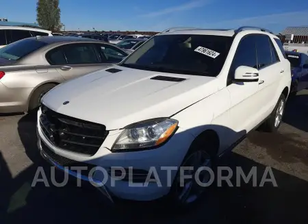 Mercedes-Benz ML350 2015 2015 vin 4JGDA5JBXFA462592 from auto auction Copart