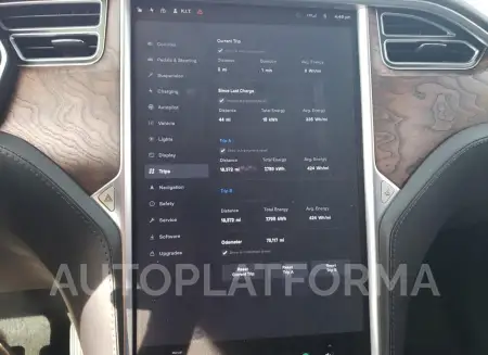 TESLA MODEL X 2017 vin 5YJXCDE24HF070881 from auto auction Copart