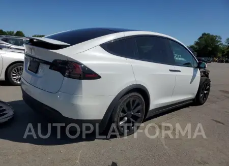 TESLA MODEL X 2022 vin 7SAXCAE50NF345766 from auto auction Copart