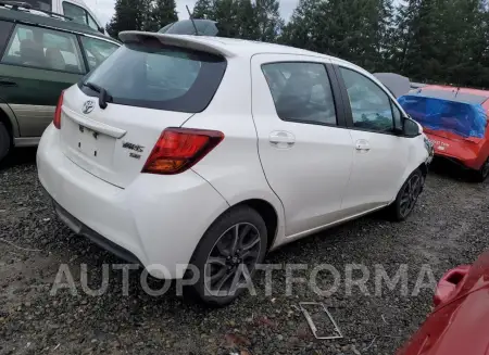 TOYOTA YARIS 2015 vin VNKKTUD36FA035891 from auto auction Copart