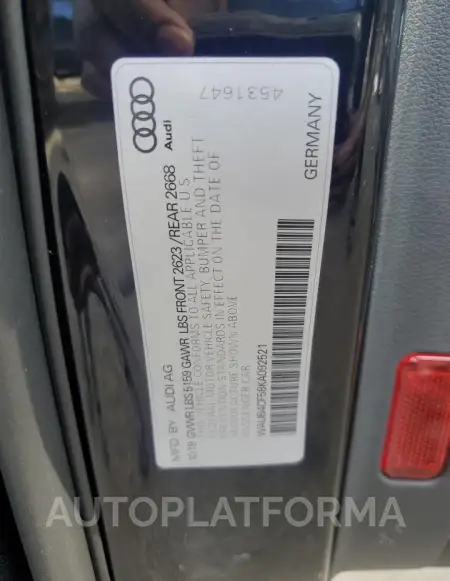 AUDI S5 PREMIUM 2019 vin WAUB4CF58KA092521 from auto auction Copart