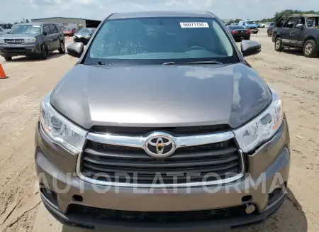 TOYOTA HIGHLANDER 2015 vin 5TDZKRFH1FS104179 from auto auction Copart