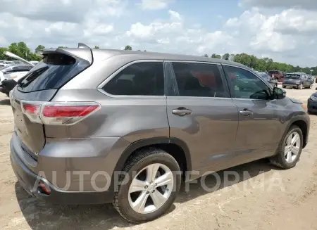 TOYOTA HIGHLANDER 2015 vin 5TDZKRFH1FS104179 from auto auction Copart