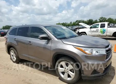 TOYOTA HIGHLANDER 2015 vin 5TDZKRFH1FS104179 from auto auction Copart