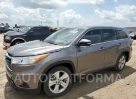 Toyota Highlander 2015 2015 vin 5TDZKRFH1FS104179 from auto auction Copart