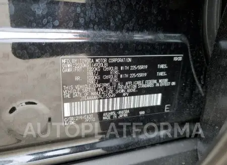 TOYOTA VENZA LE 2024 vin JTEAAAAH7RJ153649 from auto auction Copart