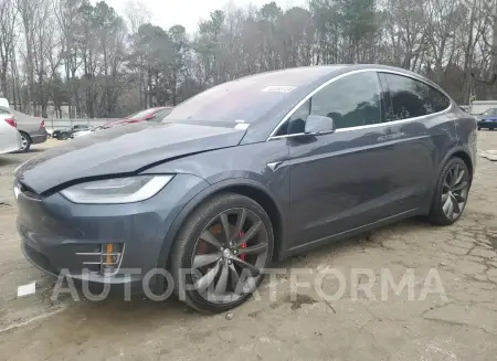 Tesla Model X 2020 2020 vin 5YJXCDE22LF286124 from auto auction Copart