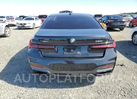 BMW 750 XI 2021 vin WBA7U2C01MCF55537 from auto auction Copart