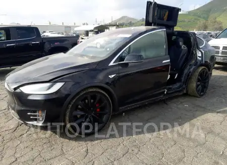 TESLA MODEL X 2016 vin 5YJXCBE46GF003848 from auto auction Copart