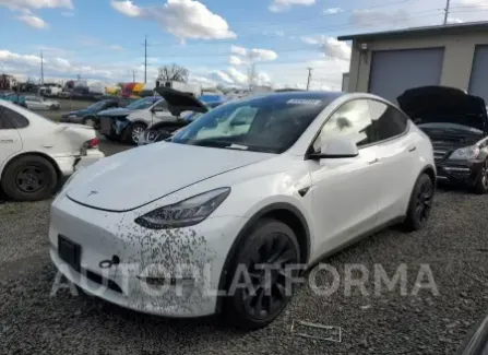 Tesla Model Y 2021 2021 vin 5YJYGDEE0MF084483 from auto auction Copart