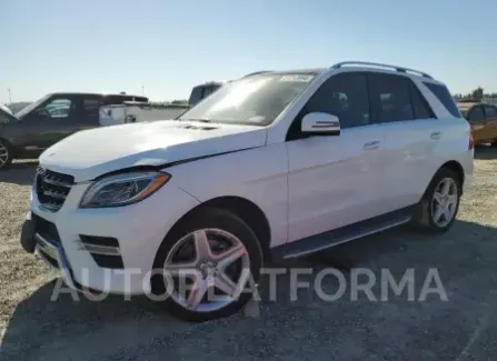 Mercedes-Benz ML400 2015 2015 vin 4JGDA5GB1FA443467 from auto auction Copart