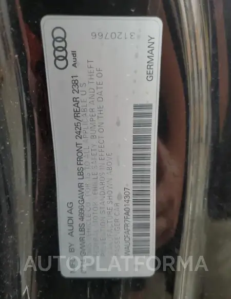 AUDI A5 PREMIUM 2015 vin WAUCFAFR7FA014307 from auto auction Copart