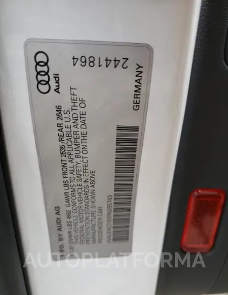 AUDI A5 PREMIUM 2023 vin WAUFACF5XPA065743 from auto auction Copart