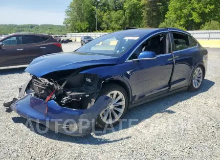 TESLA MODEL X 2018 vin 5YJXCAE23JF101977 from auto auction Copart