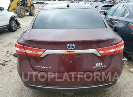 TOYOTA AVALON HYB 2015 vin 4T1BD1EB9FU037462 from auto auction Copart