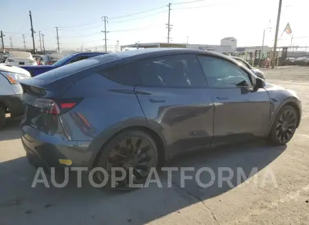 TESLA MODEL Y 2022 vin 7SAYGDEF3NF348289 from auto auction Copart