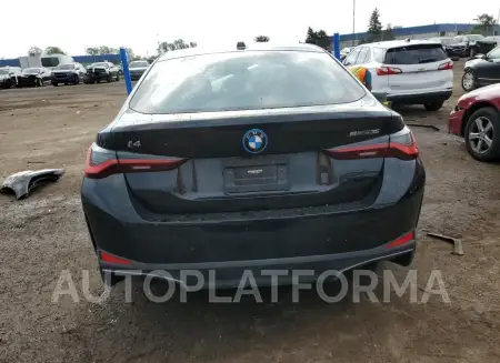 BMW I4 EDRIVE 2023 vin WBY43AW07PFR07338 from auto auction Copart