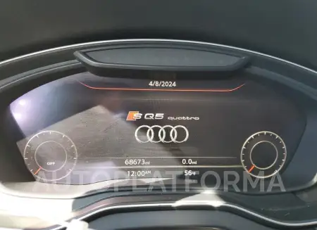 AUDI SQ5 PRESTI 2018 vin WA1C4AFYXJ2033611 from auto auction Copart