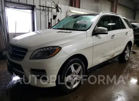 Mercedes-Benz ML400 2015 2015 vin 4JGDA5GB7FA515370 from auto auction Copart