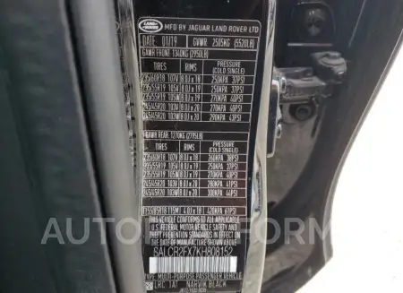 LAND ROVER DISCOVERY 2019 vin SALCR2FX7KH808152 from auto auction Copart