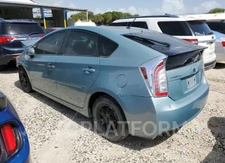 TOYOTA PRIUS 2015 vin JTDKN3DU1F1928198 from auto auction Copart