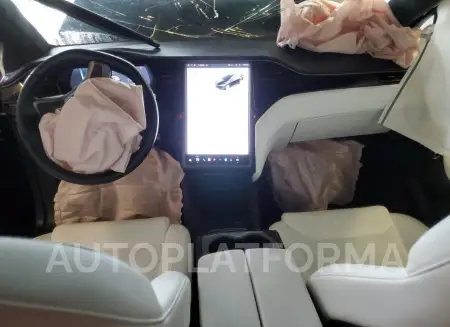 TESLA MODEL X 2021 vin 5YJXCDE28MF321590 from auto auction Copart