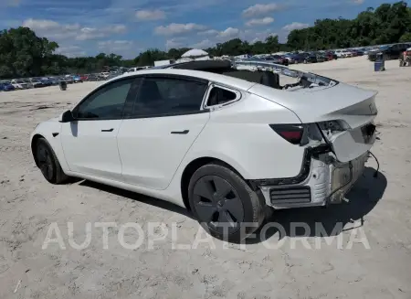 TESLA MODEL 3 2022 vin 5YJ3E1EB8NF328497 from auto auction Copart