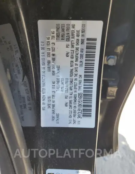 TOYOTA YARIS L 2019 vin 3MYDLBYV8KY514905 from auto auction Copart