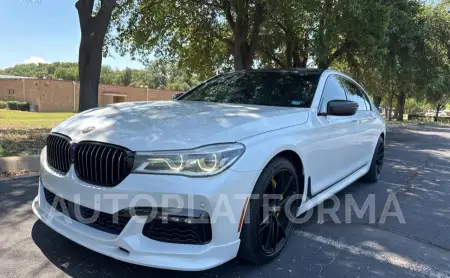 BMW 750 I 2016 vin WBA7F0C57GGM20387 from auto auction Copart