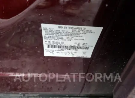 FORD FLEX SEL 2019 vin 2FMGK5C83KBA06864 from auto auction Copart