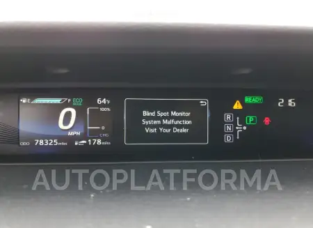 TOYOTA MIRAI 2017 vin JTDBVRBD1HA001968 from auto auction Copart