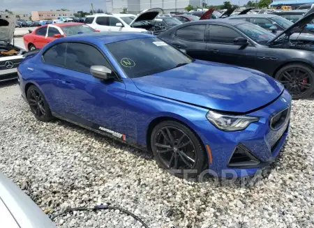 BMW M240XI 2022 vin 3MW53CM03N8C45944 from auto auction Copart