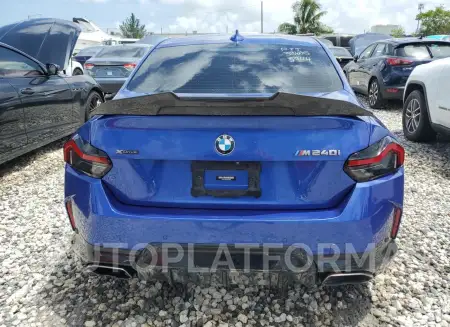 BMW M240XI 2022 vin 3MW53CM03N8C45944 from auto auction Copart