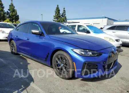 BMW I4 M50 2024 vin WBY33AW07RFS19600 from auto auction Copart