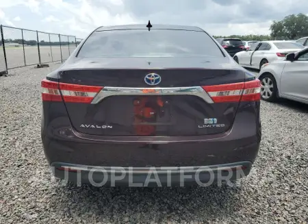 TOYOTA AVALON HYB 2015 vin 4T1BD1EB7FU043275 from auto auction Copart