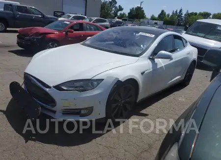 Tesla Model S 2015 2015 vin 5YJSA1S27FF091577 from auto auction Copart