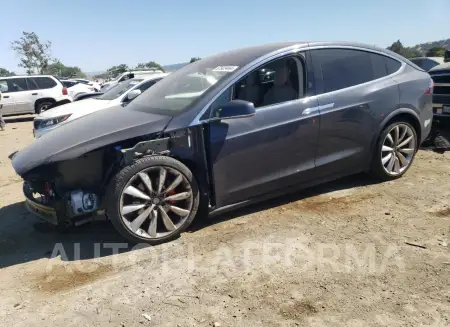 Tesla Model X 2016 2016 vin 5YJXCAE42GF001086 from auto auction Copart