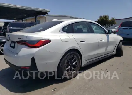 BMW I4 EDRIVE 2023 vin WBY43AW07PFP64892 from auto auction Copart