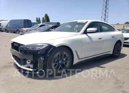 BMW I4 2023 2023 vin WBY43AW07PFP64892 from auto auction Copart