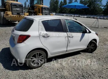 TOYOTA YARIS 2015 vin VNKKTUD34FA038000 from auto auction Copart