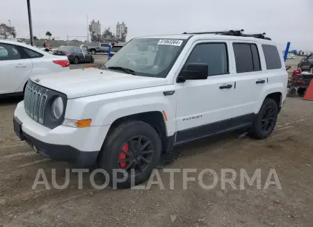 JEEP PATRIOT SP 2017 vin 1C4NJPBA6HD133027 from auto auction Copart