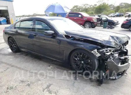 BMW 740 I 2021 vin WBA7T2C09MCF85761 from auto auction Copart