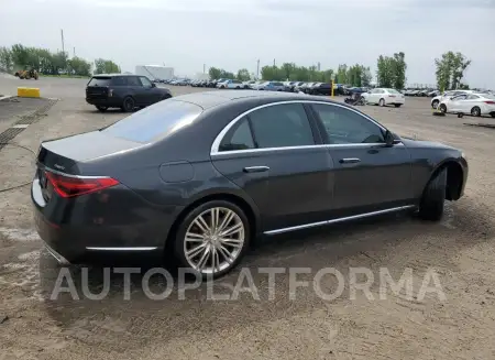 MERCEDES-BENZ S 500 4MAT 2022 vin W1K6F6DB8NA102788 from auto auction Copart